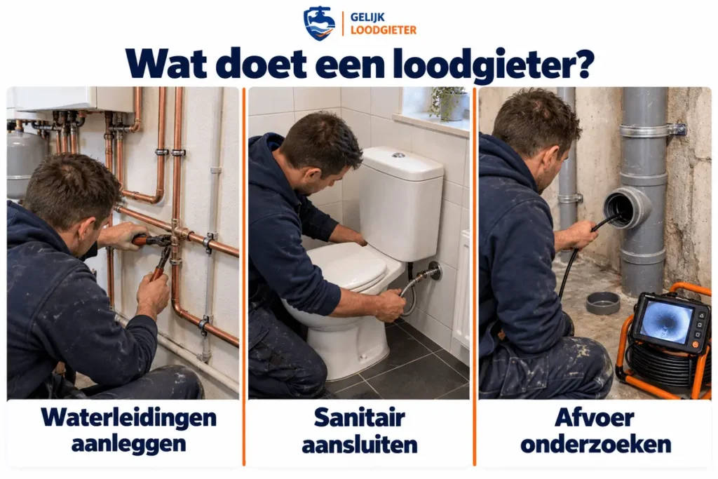 Loodgieterstaken in beeld
